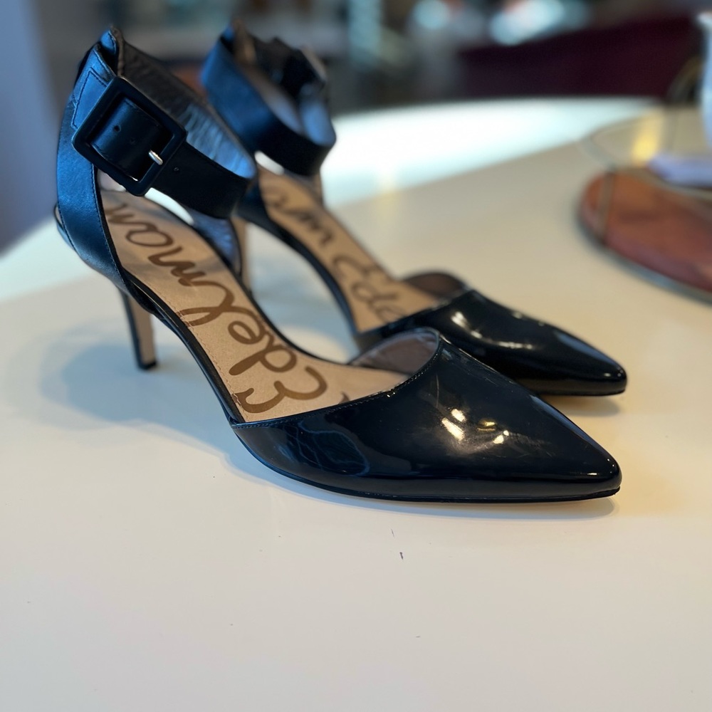Sam Edelman Black Patent Leather Heels